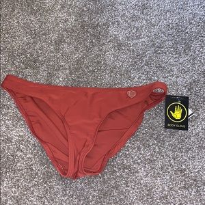 Body Glove Terracotta Red Swim Bikini Hipster NWT